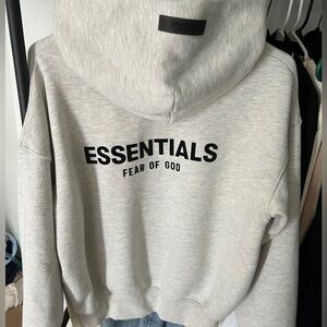 Essentials Oatmeal Sweatshirt Hoodie SS22